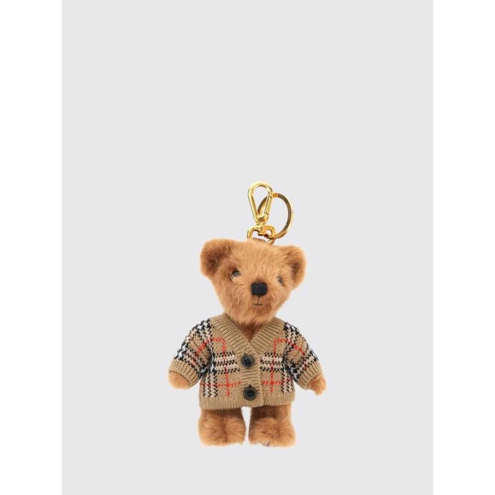 Burberry Women Burberry Thomas Bear Vintage Check Cashmere And Wool Keychain